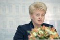 Po FNTT skandalo D.Grybauskaitės reitingas smuko beveik 10 proc. 