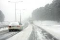 Dėl šalčio magistralėje ties Kaunu stojo automobiliai