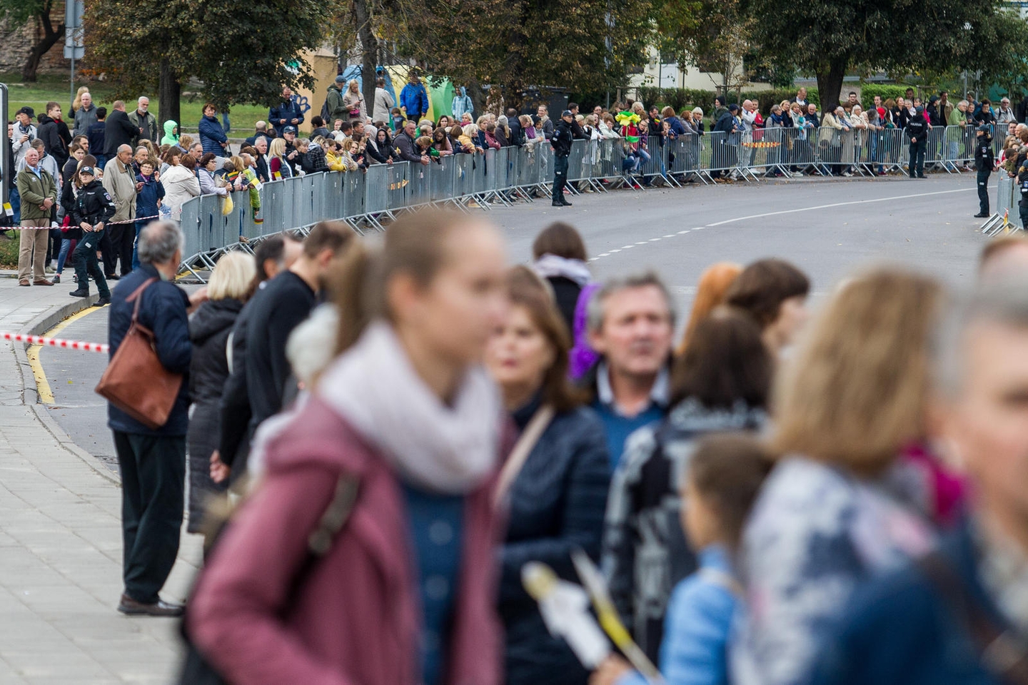 Popiežiaus kelionė iki Katedros aikštės