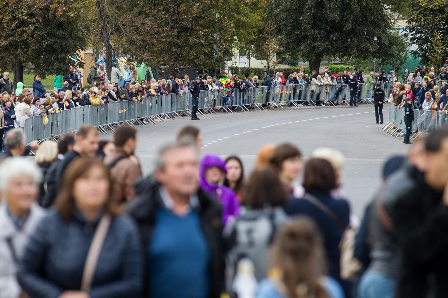 Popiežiaus kelionė iki Katedros aikštės