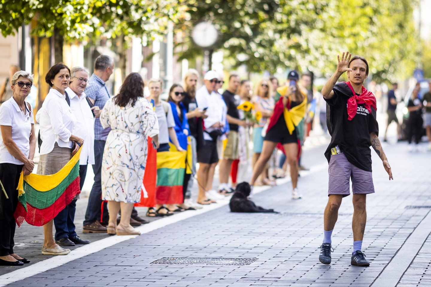 Ukrainos Nepriklausomybės dienos minėjimas Vilniuje