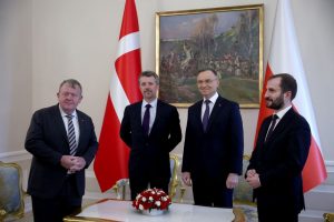 Lenkijos ir Danijos užsienio reikalų ministrai pažadėjo tolesnę paramą Ukrainai