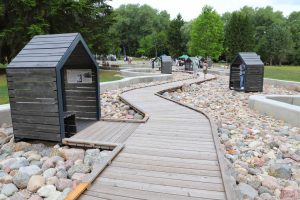 Lauko ekspozicija Kauno marių regioniniame parke primins užlietų kaimų istorijas