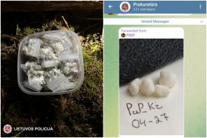 Vilniaus policija „Telegram“ kanale likvidavo narkotikų platinimui sukurtą grupę „Prokuratūra“