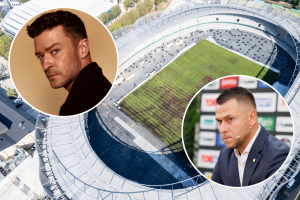 Deja vu: dėl J. Timberlake'o koncerto Lietuvos futbolas ir vėl prasileis gėdos įvartį?