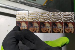 Muitininkai Lavoriškių poste sulaikė 180 tūkst. eurų vertės cigarečių kontrabandą