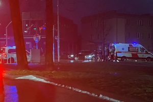 Nelaimė Prienų rajone: per eismo įvykį sužalota vyresnio amžiaus moteris