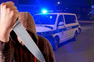 Vos per plauką nuo tragedijos: vyras sumušė žmoną, peiliu grasino ją nužudyti