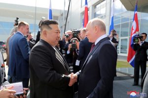 Kremlius: V. Putinas rengiasi vykti oficialaus vizito į Šiaurės Korėją 