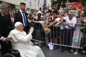 Popiežius ragina drąsiai siekti taikos Ukrainoje