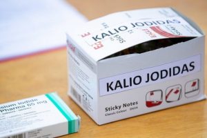 Primena nevartoti kalio jodido tablečių ir kitų jodo preparatų