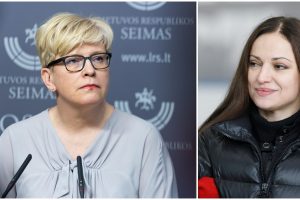 Informacija pasipildė ne M. Drobiazko naudai, siūlymą atimti pilietybę komentuoja premjerė