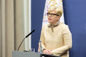 Premjerė: aiškaus kelio Ukrainai į NATO neatvėrimas Vilniuje būtų pavojingas precedentas