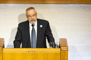 R. Daunoravičius: šiandien vėl stovime prieš griūnančios imperijos tankus