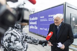 A. Adamkus: balsavau už merą, kuris gali sąžiningai rūpintis Vilniaus miestu