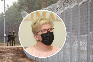 Premjerė dėl migrantų sulaikymo termino: žmogaus teisė kirsti sieną nėra besąlygiška