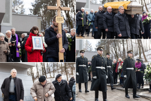 Laisvės šauklys A. Terleckas į paskutinę kelionę išlydėtas su garbės sargyba