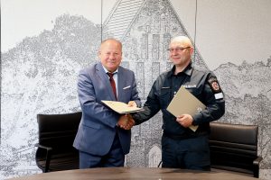 Kauno rajono savivaldybės meras ir Lietuvos policijos mokyklos viršininkas skatins fizinį aktyvumą