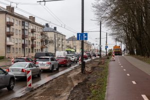 Tunelio gatvėje atsiras papildoma eismo juosta