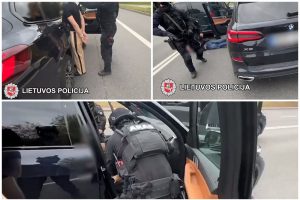 Paaiškėjo BMW gaudynių Vilniaus gatvėse priežastis: su įkalčiais sučiupta nusikalstama grupuotė