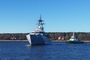 Į Klaipėdą atvyko Jungtinės Karalystės patrulinis laivas HMS „Mersey“