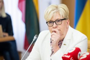 Premjerė: Lietuvai reikia kalbėti apie EK portfelį, kuris stiprintų pačią ES