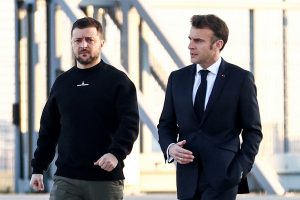 V. Zelenskis: E. Macronas iš tikrųjų pasikeitė dėl Ukrainos