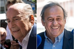 Šveicarijos teismas išteisino S. Blatterį ir M. Platini FIFA byloje