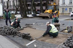 Po žiemos uostamiestyje – tvarkymo darbai