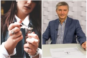 Profesorius: tėvai dovanoja elektronines cigaretes paaugliams