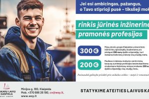 Būsimiesiems inžinieriams – piniginės stipendijos