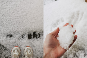 Per Lietuvą slenka pavojingi orai: lietus, kruša, žaibai