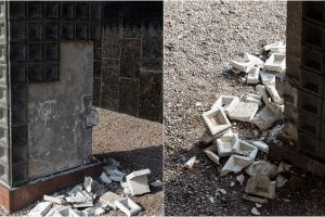 Pavogtos Operos ir baleto teatro žalvarinės apdailos detalės