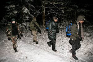 Pasienyje su Baltarusija apgręžti penki migrantai