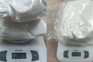 Kriminalistų laimikis – du kilogramai amfetamino, sulaikytas ir platintojas iš Garliavos