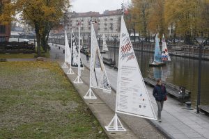 Uostamiestis atsisveikins su puošusiomis burėmis