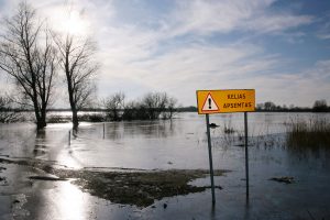 Tragedija Šilutės rajone: potvynio užlietame kaime paskendo vyras