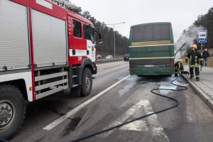 Įžanga į savaitgalį: Kauno ugniagesiai skubėjo gesinti gaisrų tarpmiestiniame autobuse ir restorane