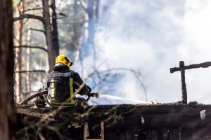 Sodo namelį Klaipėdos rajone padegė tyčia