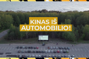 Helovino savaitgalis „drive-in“ kine Klaipėdoje