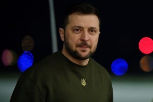 Ukrainos lyderis per Rusijos invazijos metines žada pasiekti pergalę