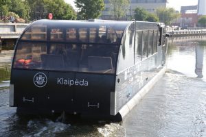 Vandens autobusas Klaipėdoje savaitgalį sulaukė populiarumo