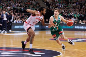 Trečiojoje lyderių akistatoje „Žalgiris“ pasiekė pergalę prieš „Rytą“ 
