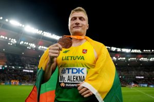 Disko metikas M. Alekna pasaulio lengvosios atletikos čempionate iškovojo bronzą!