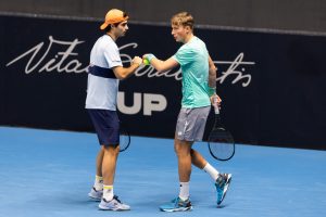 „Vitas Gerulaitis Cup“: E. Butvilas pateko į dvejetų pusfinalį, R. Berankis pralaimėjo