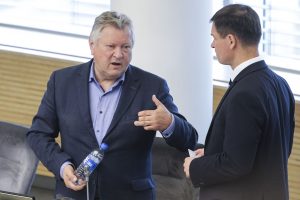 K. Starkevičius: gali būti, kad „Belaruskalij“ produkcijos likučiai bus gabenami iki balandžio 1 d.