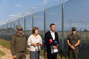 G. Landsbergis pasienyje: nuolat dirbame, kad sankcijos Baltarusijai būtų suvienodintos