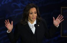 CNN apklausa rodo, kad po debatų K. Harris vertinama palankiau, nei D. Trumpas