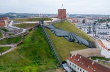 Gedimino kalnui tvarkyti trejiems metams numatyta 15 mln. eurų, dar prašoma keltuvui