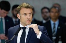 E. Macronas: prieš pakviesdami V. Putiną į G-20 susitikimą nariai turi susitarti